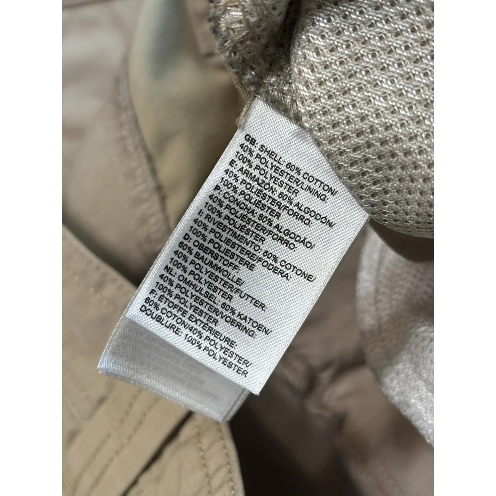 The North‎ Face Men's Cargo Shorts Khaki Beige Ripstop Outdoor Hiking Size 36